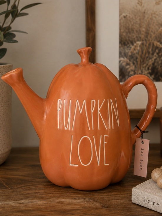 Rae Dunn Other - . Rae Dunn Fall Orange Pumpkin Watering Can Home Decor